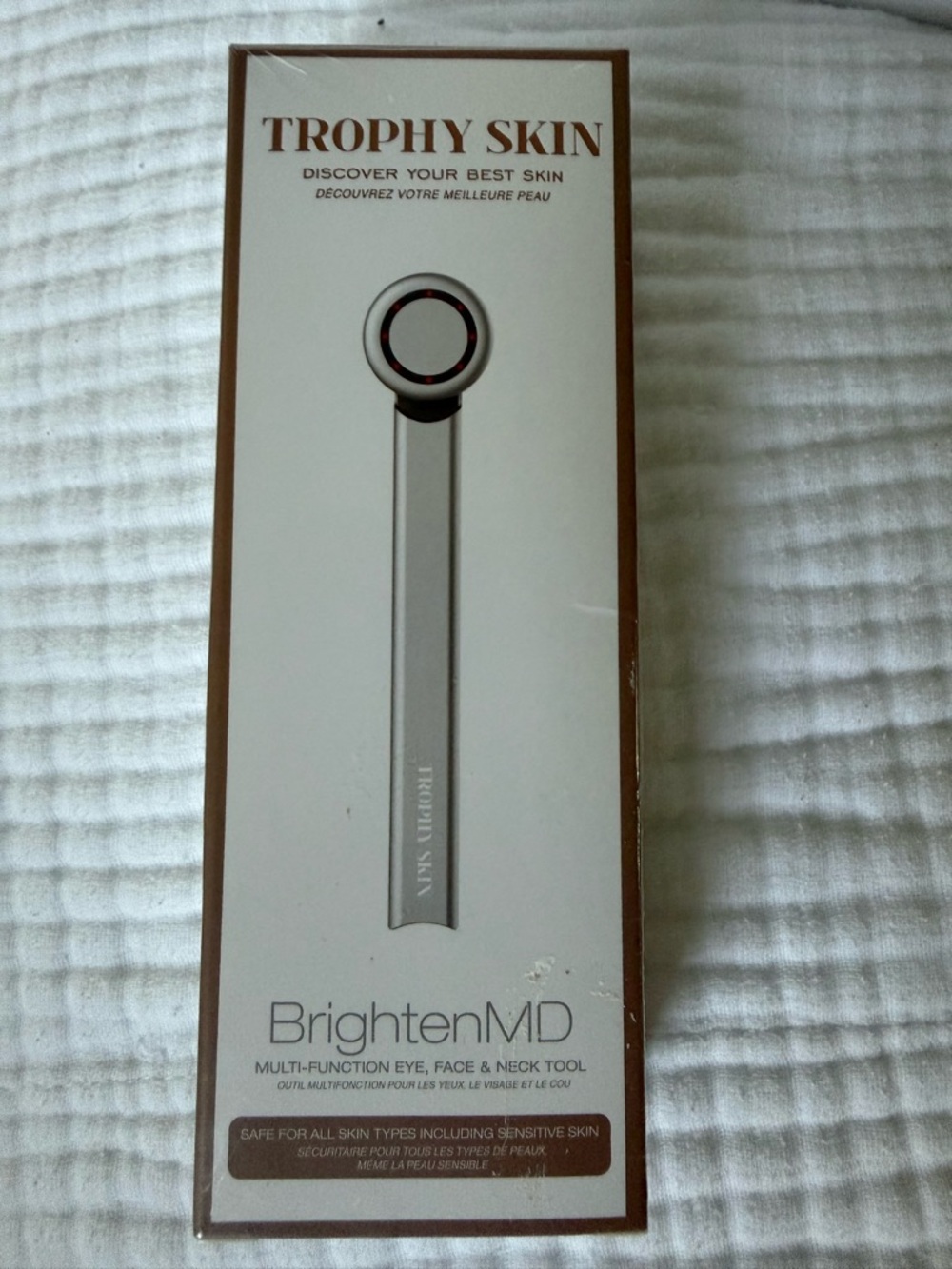Trophy Skin BrightenMD Multi-Function Skincare Tool - White